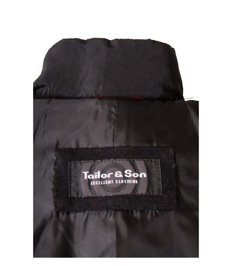 TAILOR & SON Herren Mantel Gr. DE 56 Schwarz – Foto 7