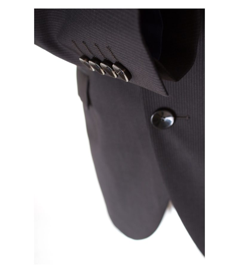 Purple Label by Benvenuto Herren Sakko Gr. 44 Braun-Grau – Foto 3