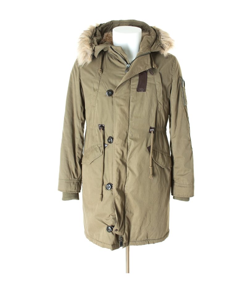 ANN CHRISTINE Damen Mantel Parka Gr. DE 40 Khaki – Foto 1