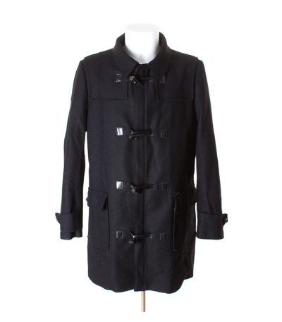 ZARA Herren MAN Mantel Gr. XL Schwarz Wolle