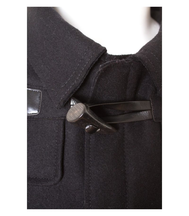 ZARA Herren MAN Mantel Gr. XL Schwarz Wolle – Foto 4