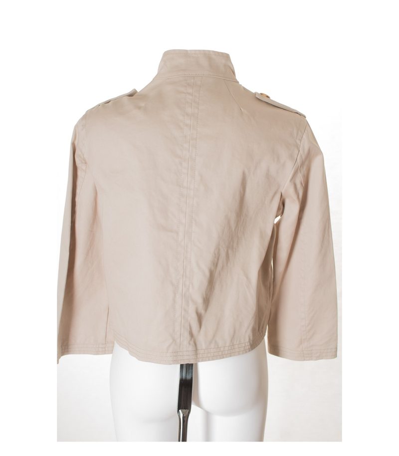 STILE BENETTON Damen Sommerjacke Gr. M Hellgraubeige – Foto 2