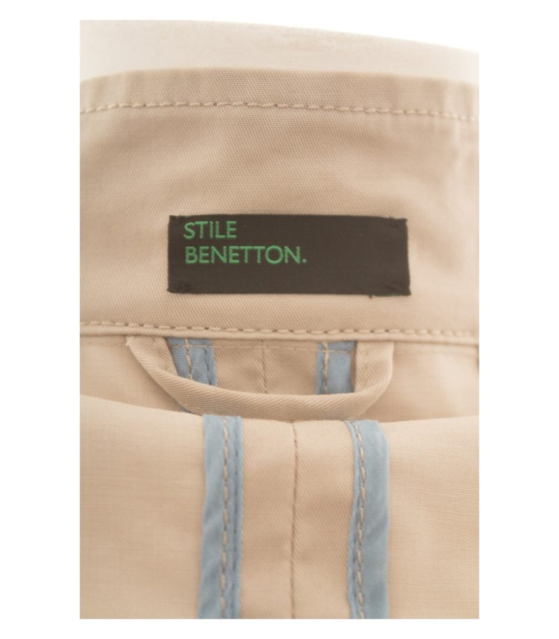 STILE BENETTON Damen Sommerjacke Gr. M Hellgraubeige – Foto 4