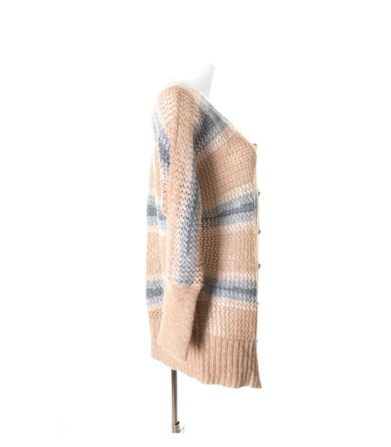 PATRIZIA PEPE Damen Strickjacke Gr. 1 DE 36 Multicolor – Foto 3