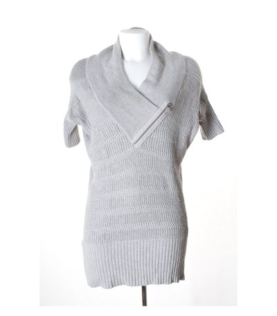 PATRIZIA PEPE Damen Pullover Gr. 2 DE 38 Grau