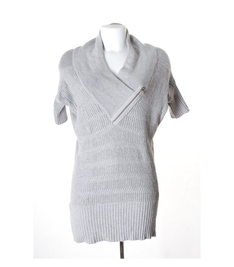PATRIZIA PEPE Damen Pullover Gr. 2 DE 38 Grau – Foto 1