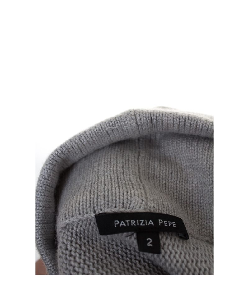 PATRIZIA PEPE Damen Pullover Gr. 2 DE 38 Grau – Foto 3