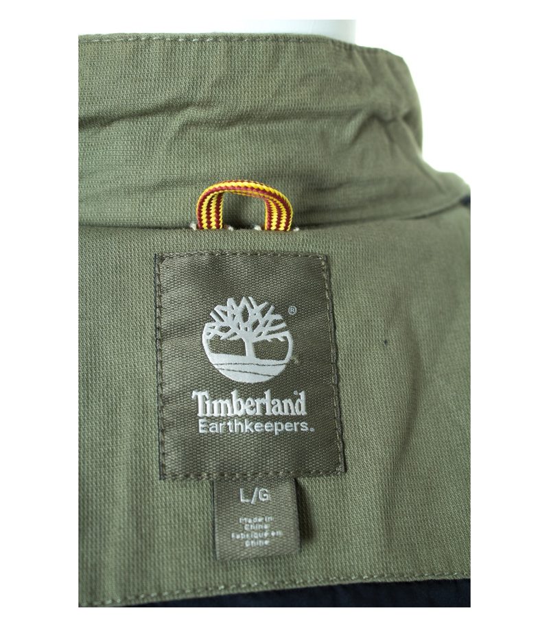 Timberland Earthkeepers Herren Jacke Reine Gr.L/G Schilfgrün Baumwolle – Foto 5