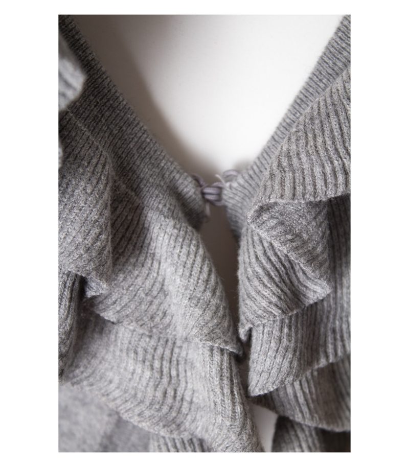 Gap Maternity Damen Strickjacke & Gr. M Grau Baumwolle Kaschmir – Foto 2
