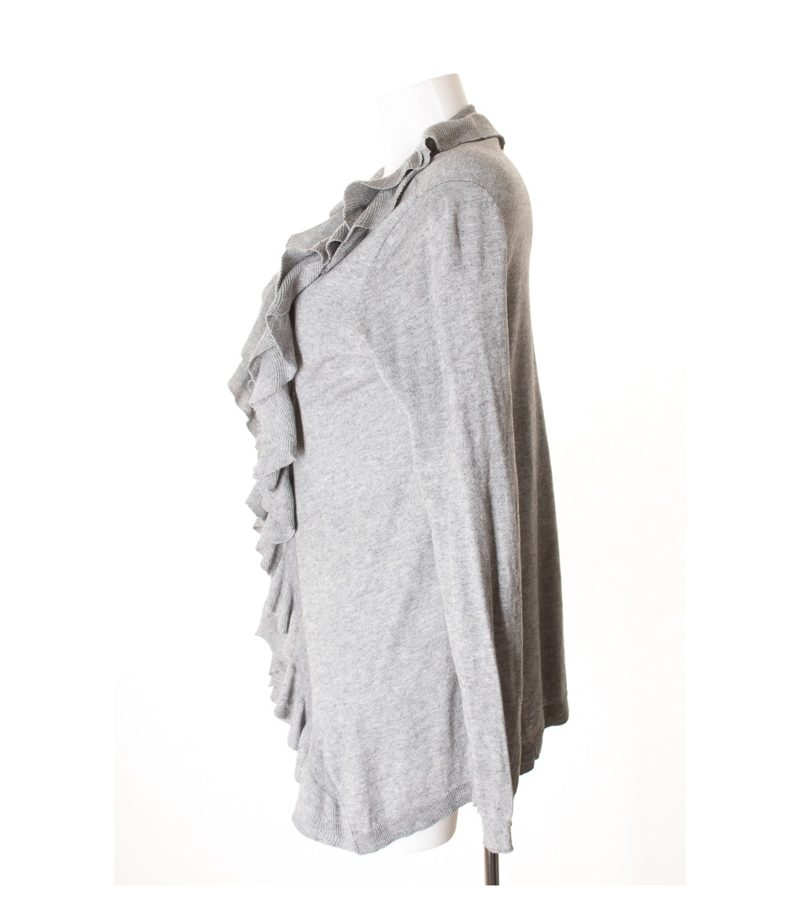 Gap Maternity Damen Strickjacke & Gr. M Grau Baumwolle Kaschmir – Foto 3