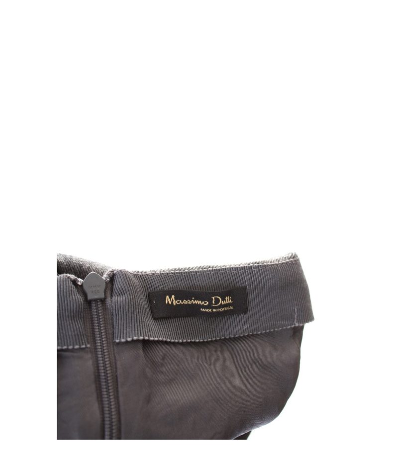 Massimo Dutti Damen Rock Gr. DE 36 in Grauweiß – Foto 3
