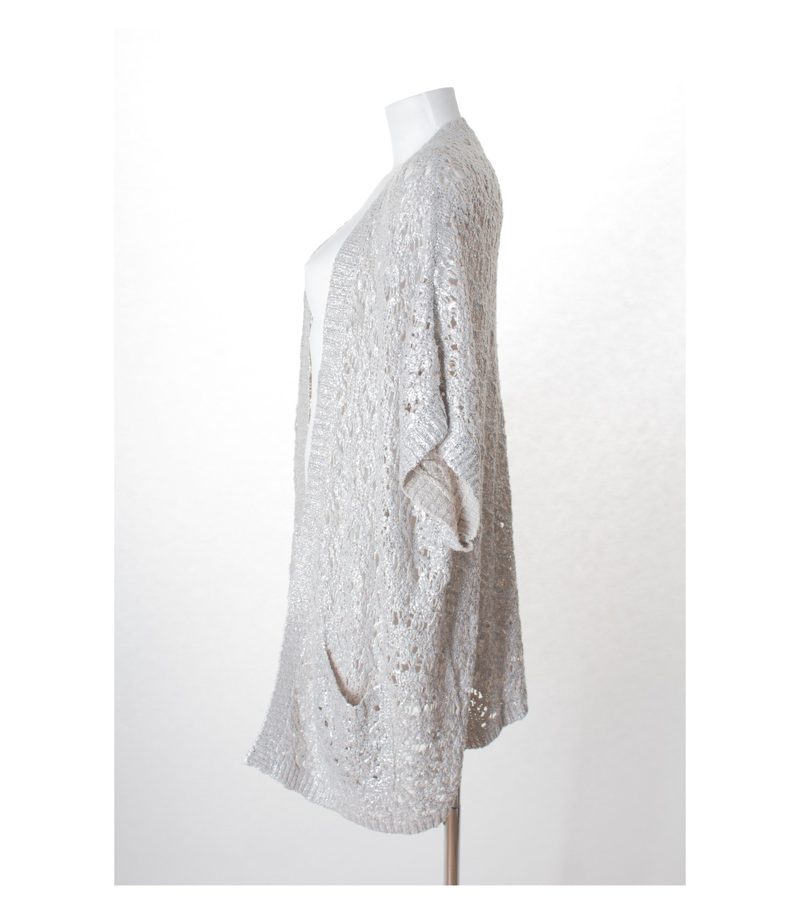 STEFFEN SCHRAUT Damen Strickjacke Gr. DE 36 Grau – Foto 2