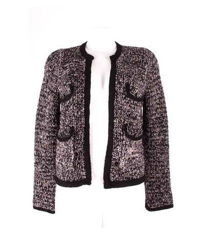 ZARA Damen Strickjacke Cardigan Gr. S KNIT Baumwolle Strick
