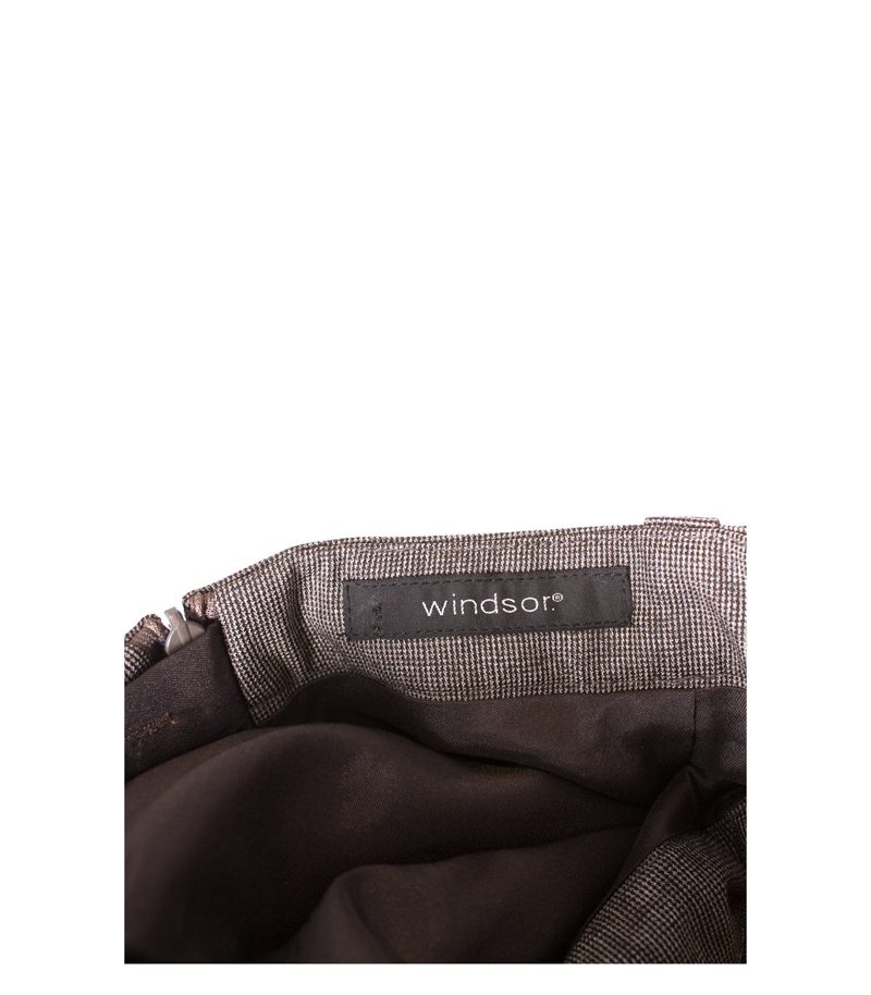 windsor Damen Rock Gr. DE 38 Braungrau Wolle – Foto 5