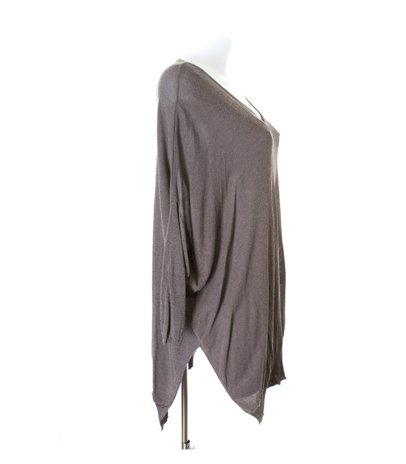Damen Pullover Gr. S/M Beigegrau – Foto 2