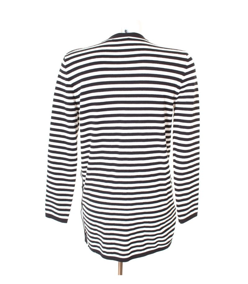 CASSIS Damen Strickjacke Gr. DE 36 Schwarzweiß – Foto 4