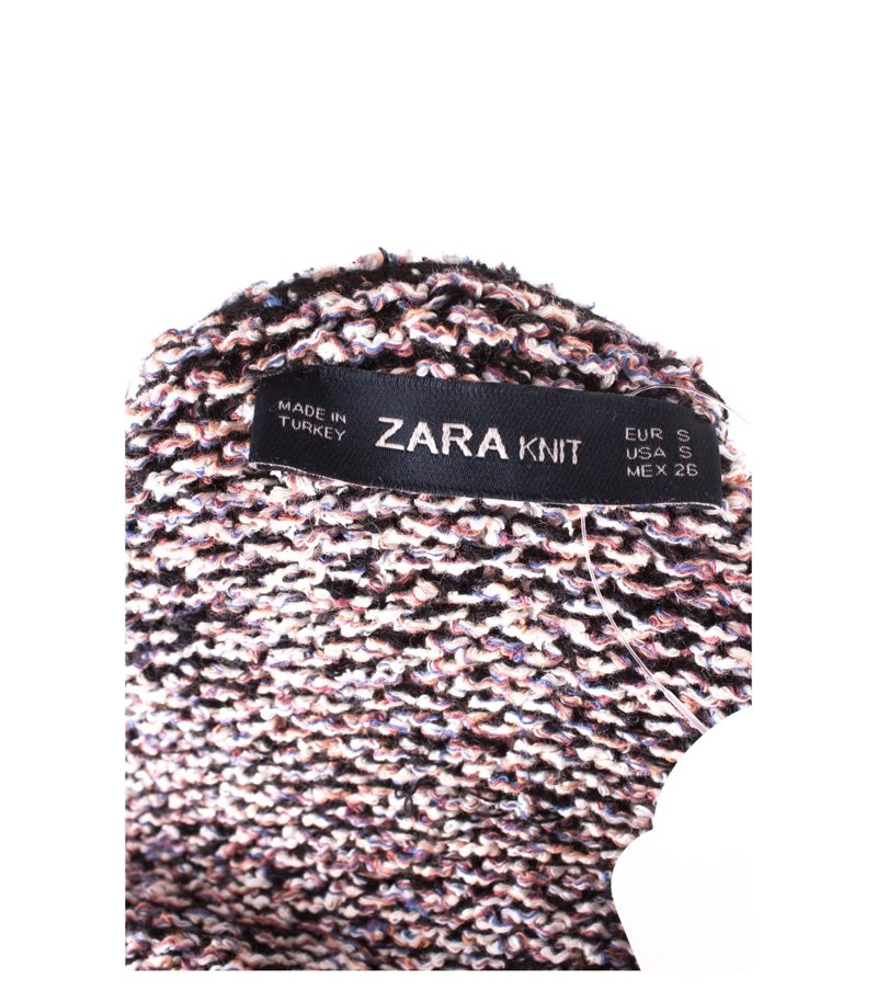 ZARA Damen Strickjacke Cardigan Gr. S KNIT Baumwolle Strick – Foto 4