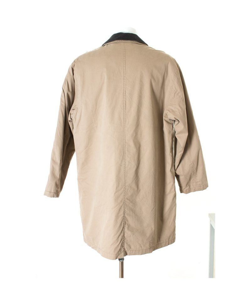 CAMEL Herren Mantel reine Gr. DE 50 in Graubeige Baumwolle – Foto 2