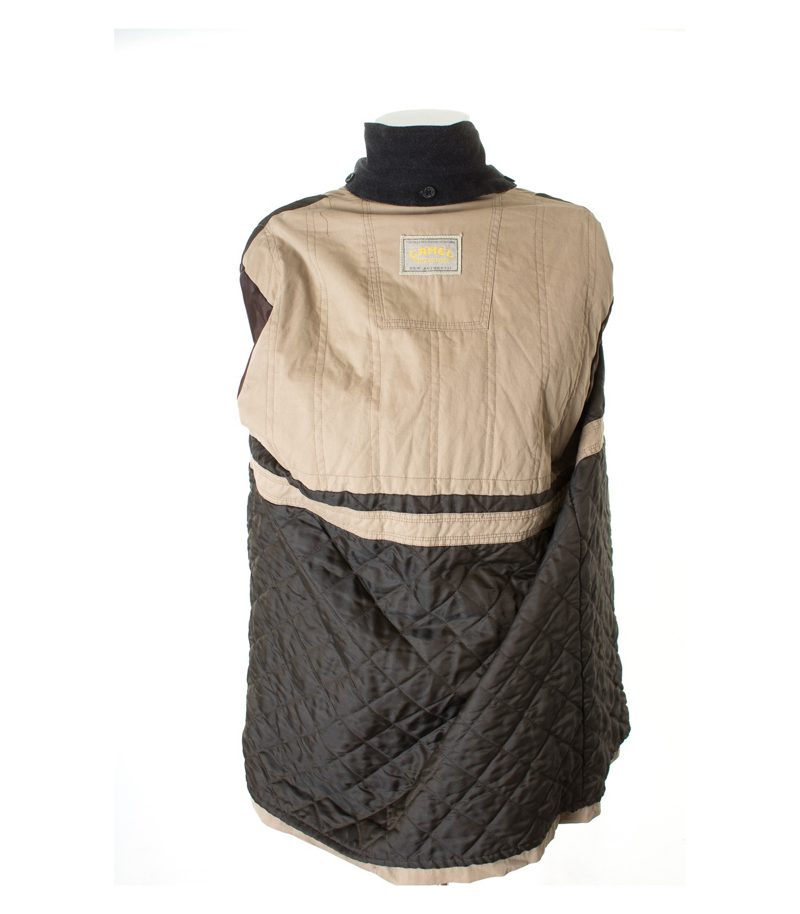 CAMEL Herren Mantel reine Gr. DE 50 in Graubeige Baumwolle – Foto 5