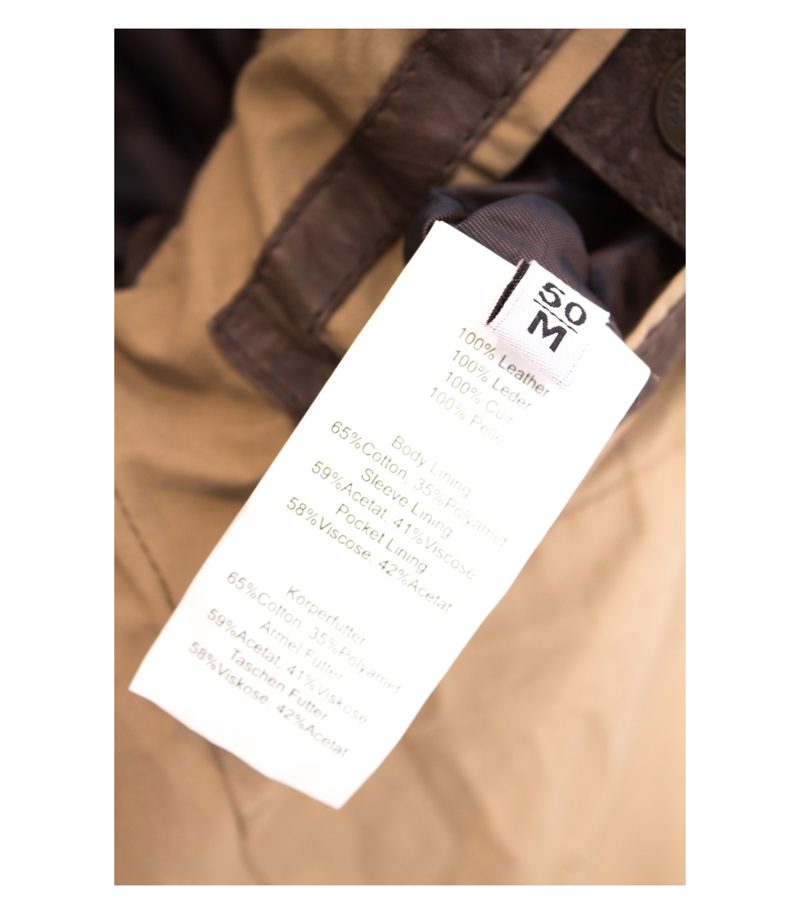 strellson swiss cross Herren Lederjacke Gr. M Braun Leder – Foto 7