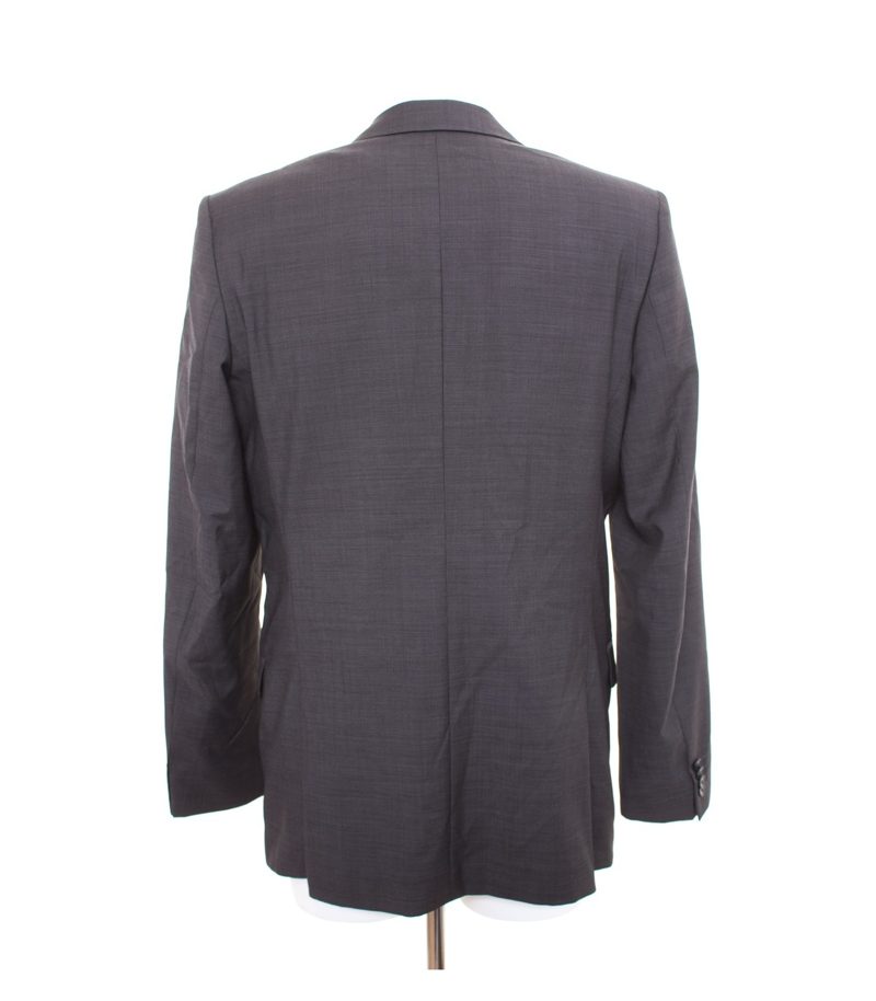 HUGO BOSS Herren Sakko Gr. DE 98 Braungrau Wolle – Foto 2