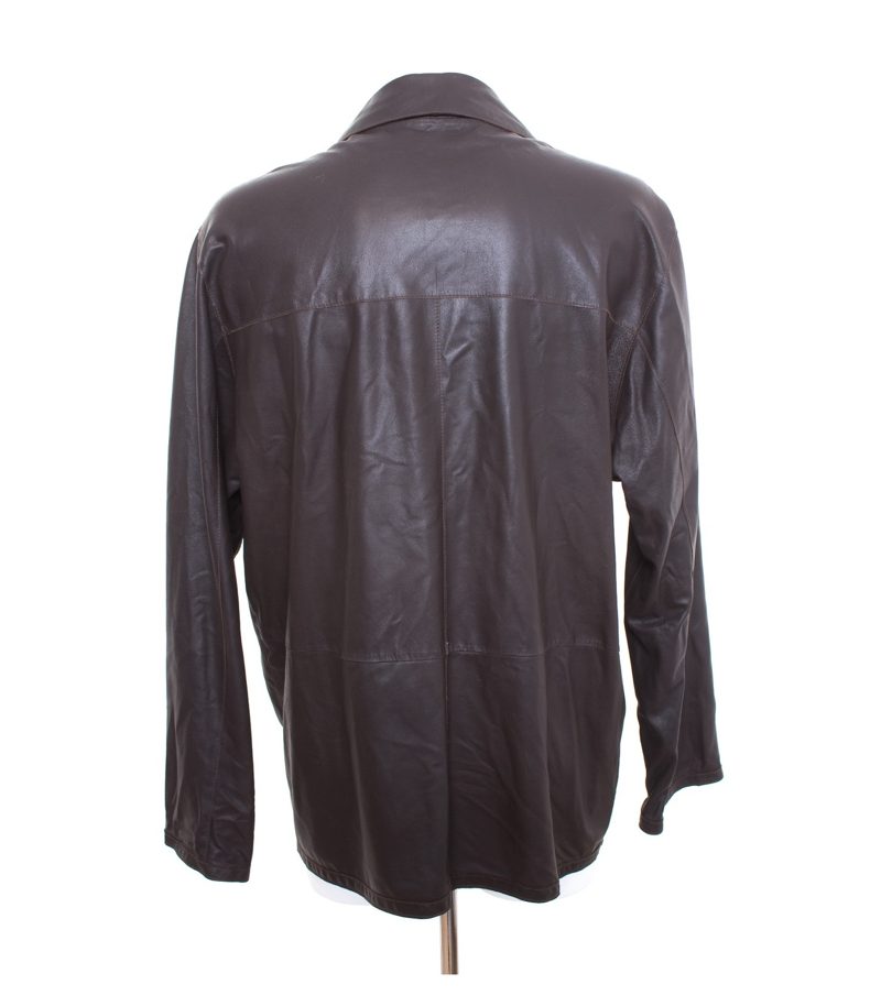 ROBERT DENIL Herren Lederjacke Gr. DE 54 Braun – Foto 2