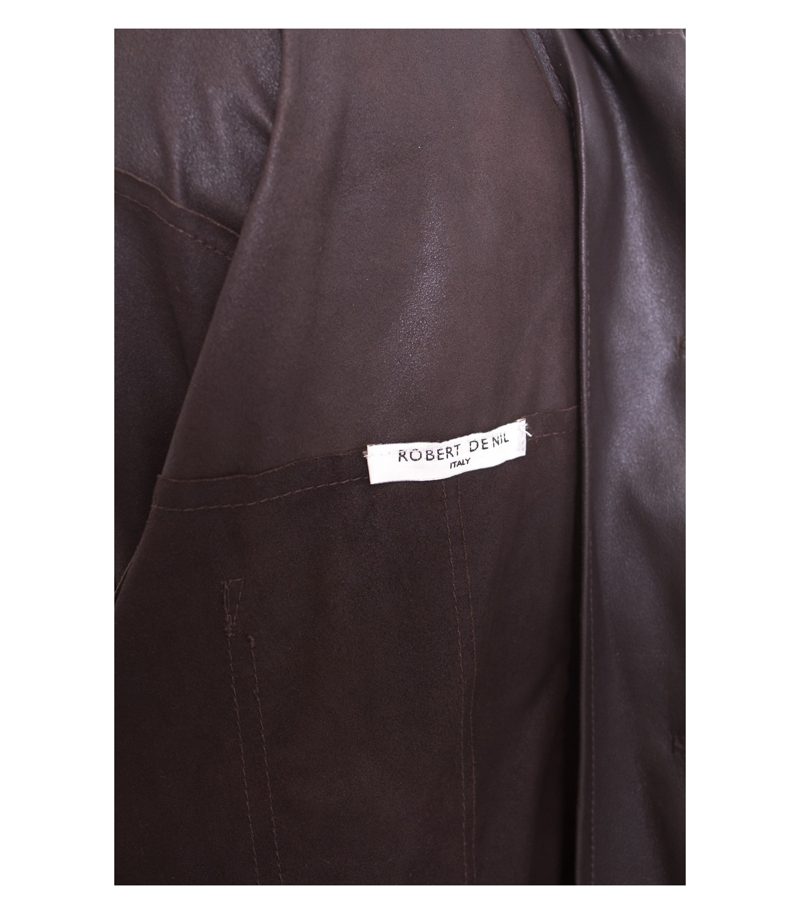 ROBERT DENIL Herren Lederjacke Gr. DE 54 Braun – Foto 6