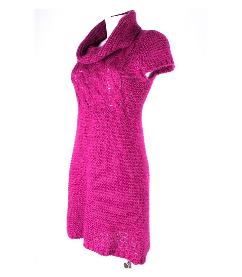 HALLHUBER Damen Kleid Gr. M Mohair-Wolle Strickkleid Knit – Foto 2