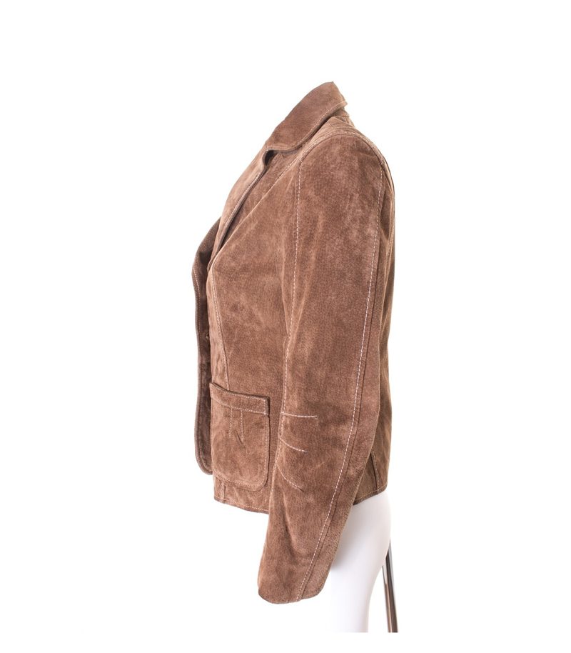 gipsy Damen Lederjacke Gr. M Braun Leder – Foto 3