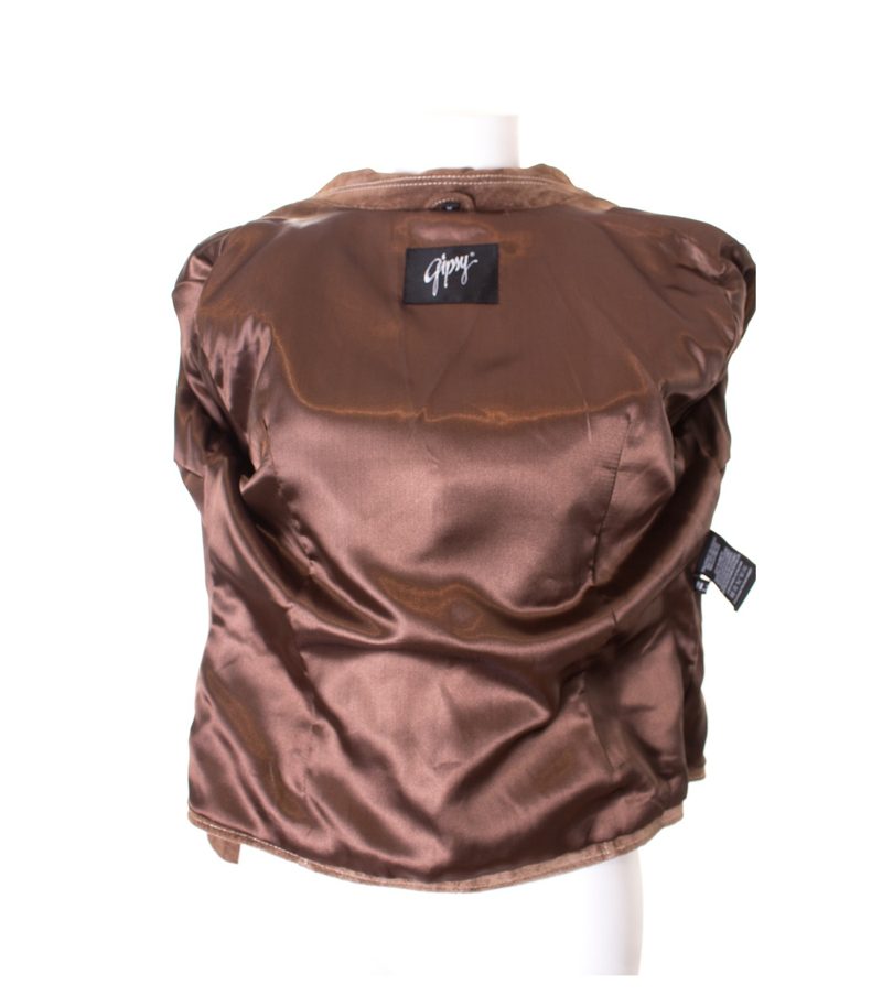 gipsy Damen Lederjacke Gr. M Braun Leder – Foto 5