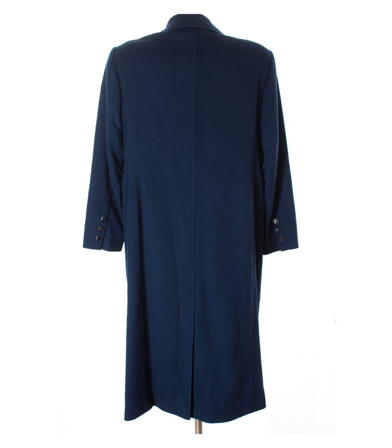VALENTINO Damen Mantel Wollmantel Doppelreihig Gr. DE 42 Blau – Foto 3