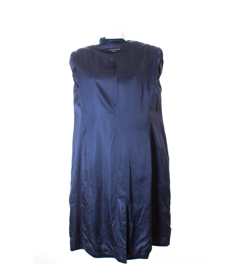 VALENTINO Damen Mantel Wollmantel Doppelreihig Gr. DE 42 Blau – Foto 4