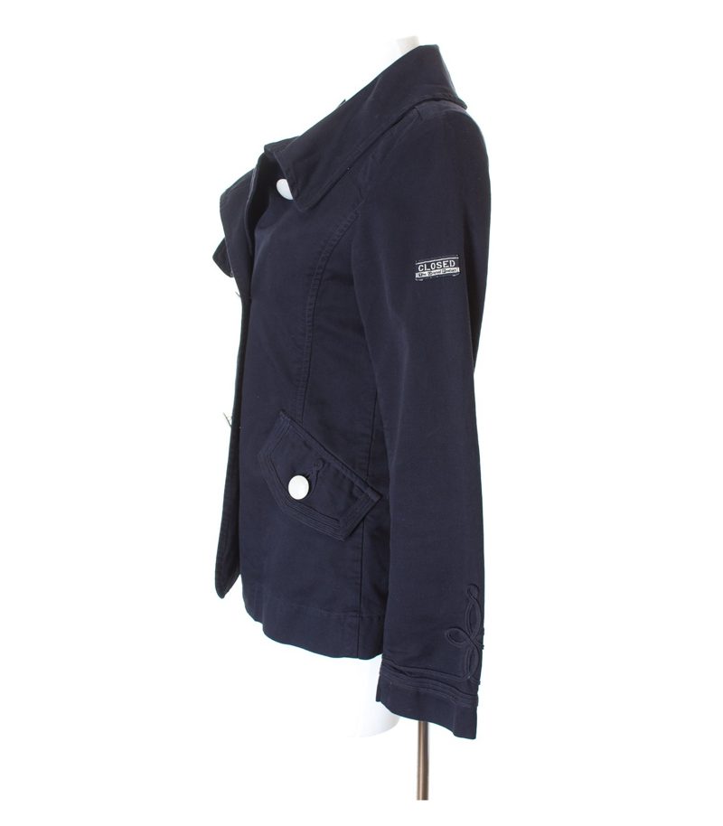CLOSED Damen Jacke Gr. S Blau Baumwolle – Foto 3