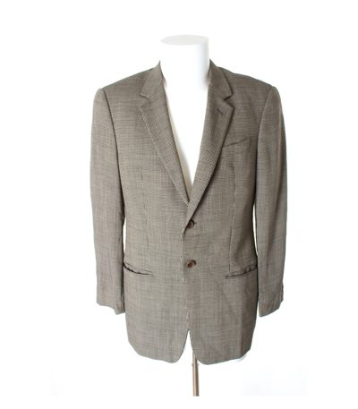 ARMANI COLLEZIONI Herren Sakko Gr. 50 Braun Wolle