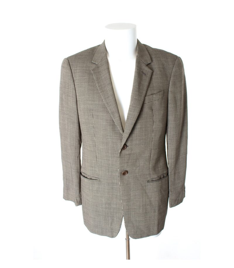 ARMANI COLLEZIONI Herren Sakko Gr. 50 Braun Wolle – Foto 1