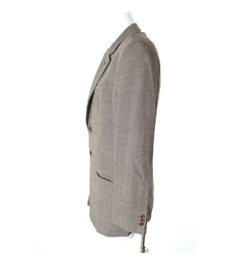 ARMANI COLLEZIONI Herren Sakko Gr. 50 Braun Wolle – Foto 2
