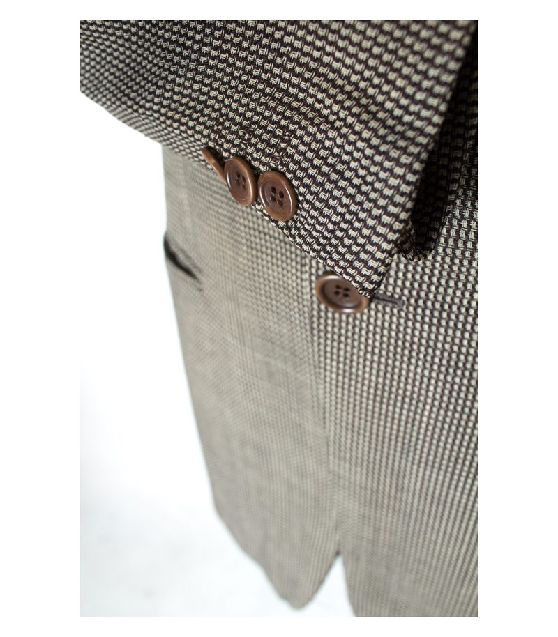 ARMANI COLLEZIONI Herren Sakko Gr. 50 Braun Wolle – Foto 4
