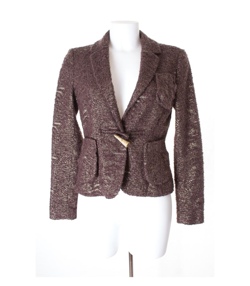 SCHUMACHER Damen Blazer Gr. M Mehrfarbig Wolle – Foto 1