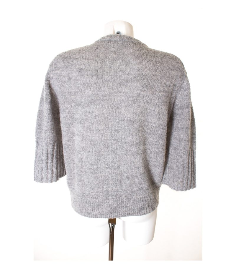 HOPE by Ringstrand Soderberg Damen Pullover Lagenlook Gr. DE 36 Grau Wolle – Foto 2