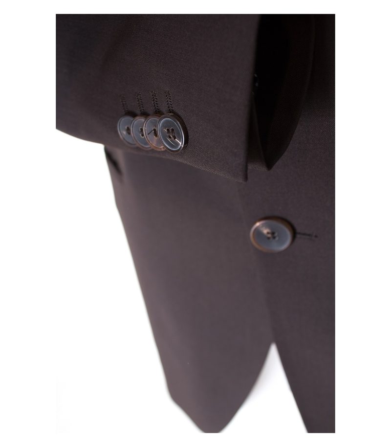 HUGO BOSS Herren Sakko Gr. DE 102 Braun Wolle – Foto 3