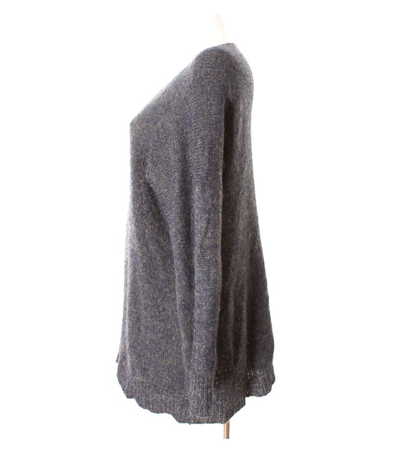 MALVIN Damen Pullover Gr. DE 40/42 Blau Mohair – Foto 2