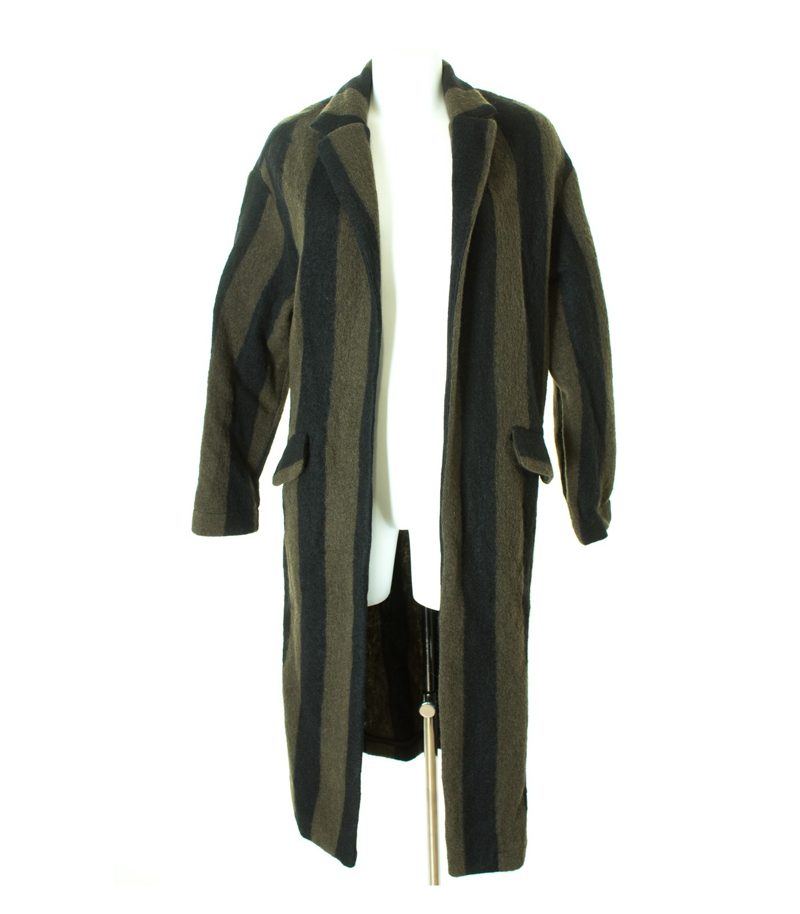 KETCH 1973 Damen Mantel Gr. M Khaki Schwarz Wolle NEU – Foto 1