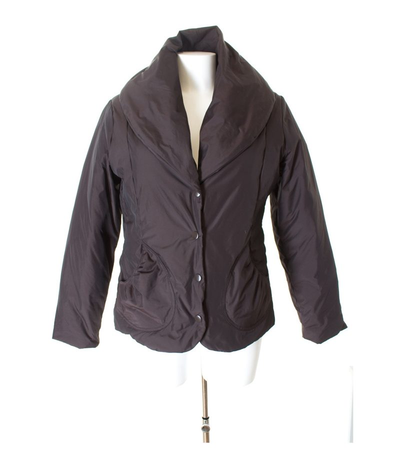 ZARA Damen BASIC Jacke Daunenjacke Down Gr. L Braun – Foto 1