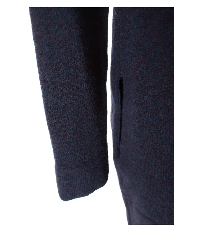 INTROPIA Damen Strickmantel Strickjacke Gr. S Blau Wolle – Foto 4