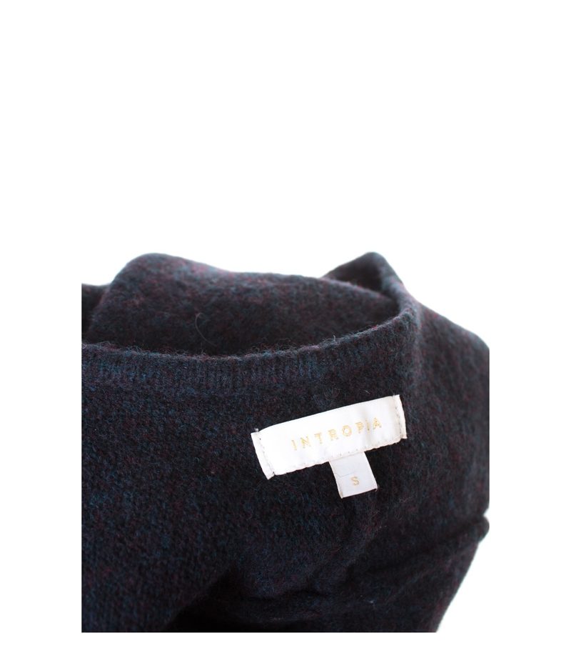 INTROPIA Damen Strickmantel Strickjacke Gr. S Blau Wolle – Foto 6