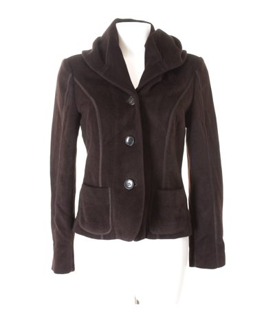 JOSEPH JANARD Damen Jacke Kapuzenjacke Gr. DE 36 Braun Angora