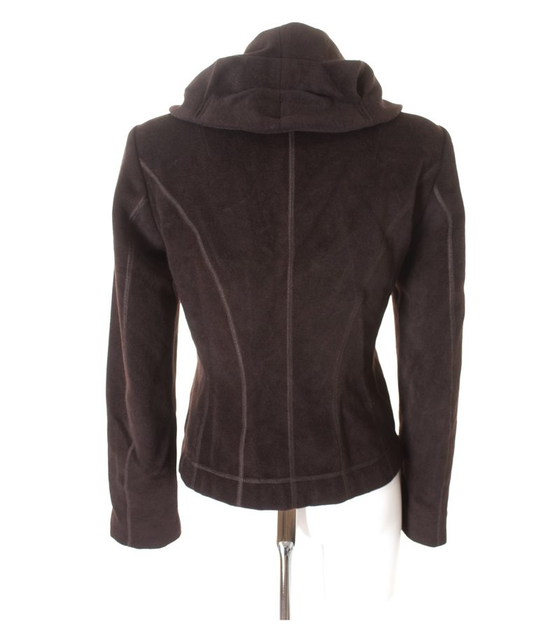 JOSEPH JANARD Damen Jacke Kapuzenjacke Gr. DE 36 Braun Angora – Foto 3