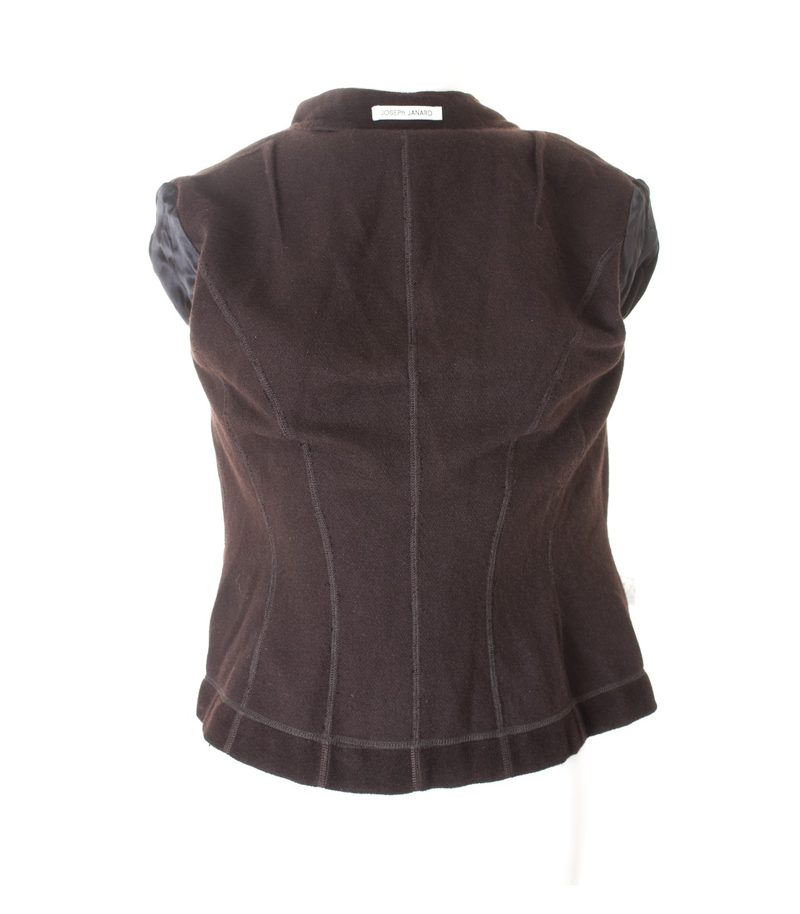 JOSEPH JANARD Damen Jacke Kapuzenjacke Gr. DE 36 Braun Angora – Foto 4
