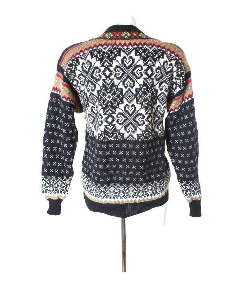 norwear Damen Pullover Lagenlook Gr. S Mehrfarbig Wolle – Foto 2