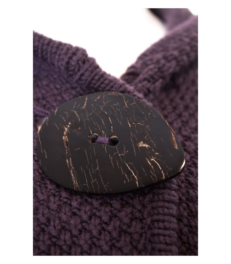 goat library Damen Strickjacke Kapuzenjacke Gr. DE 34 Wolle – Foto 3